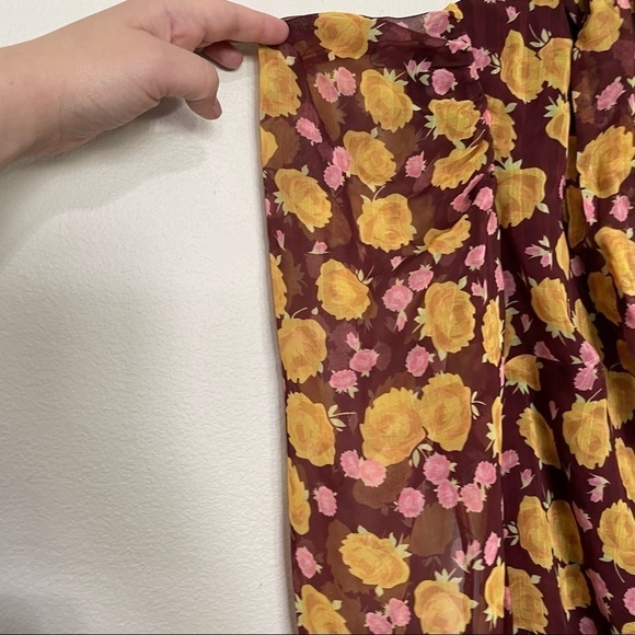 NWT keepsake the label dissolve long sleeve mini dress in chocolate rose sz.XXS - Picture 4 of 7